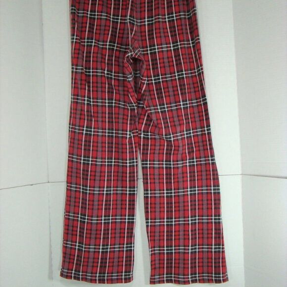 Celestial Dreams 2pc Red Plaid Flannel Pajama Set Size Small - Picture 7 of 8